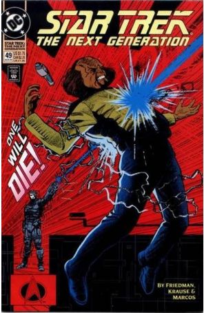 Star Trek: The Next Generation 49 published by DC with cover art by Jason Palmer