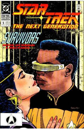 Star Trek: The Next Generation 5 published by DC with cover art by Jerome Moore