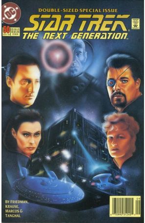 Star Trek: The Next Generation 50 (Newsstand) published by DC with cover art by Jason Palmer