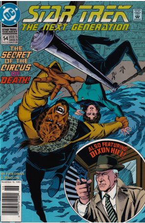 Star Trek: The Next Generation 54 (Newsstand) published by DC