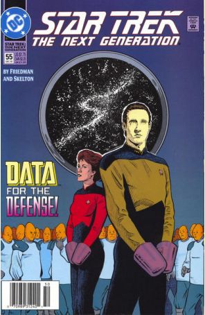 Star Trek: The Next Generation 55 (Newsstand) published by DC