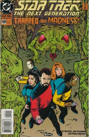 Star Trek: The Next Generation 60 published by DC with cover art by Jason Palmer