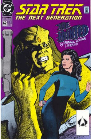 Star Trek: The Next Generation 62A published by DC with cover art by Jason Palmer