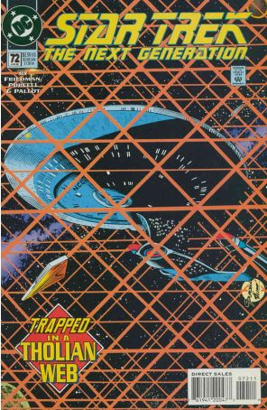 Star Trek: The Next Generation 72 published by DC with cover art by Gordon Purcell