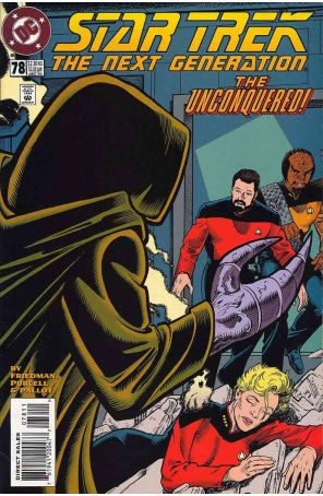 Star Trek: The Next Generation 78 published by DC with cover art by Gordon Purcell