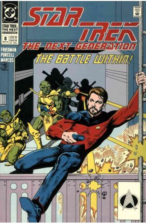 Star Trek: The Next Generation 8 published by DC with cover art by Jerome Moore