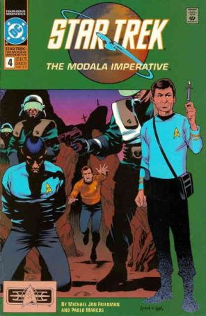 Star Trek-The Modala Imperative 4 published by DC with cover art by Adam Hughes