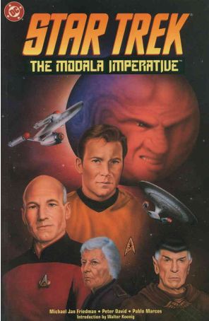Star Trek-The Modala Imperative TPB 1 published by DC with cover art by Sonia Hillos