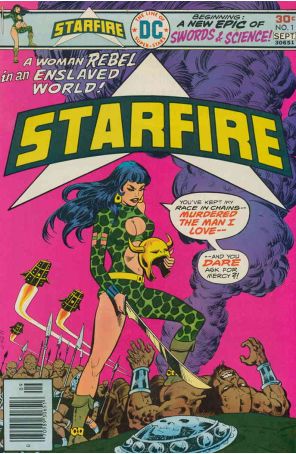 Starfire 1 published by DC with cover art by Ernie Chan