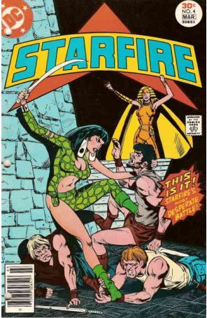 Starfire 4 published by DC with cover art by Mike Vosburg