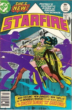 Starfire 6 published by DC with cover art by Mike Vosburg