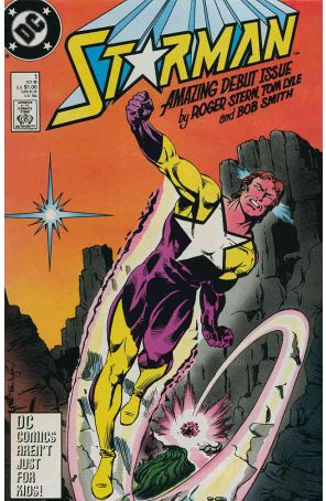 Starman (1st Series) 1 published by DC with cover art by Tom Lyle