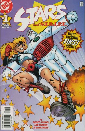 Stars and S.T.R.I.P.E. 1 published by DC with cover art by Lee Moder