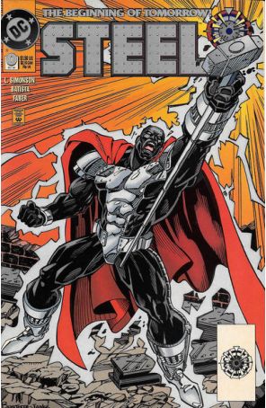 Steel 0A published by DC with cover art by Chris Batista