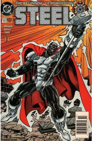 Steel 0 (Newsstand) published by DC with cover art by Chris Batista
