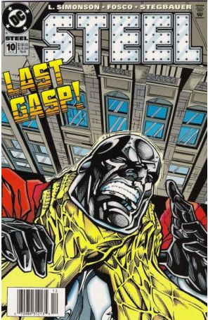 Steel 10 (Newsstand) published by DC with cover art by Chris Batista