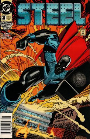 Steel 3 (Newsstand) published by DC with cover art by Jon Bogdanove