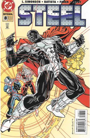 Steel 8 published by DC with cover art by Chris Batista