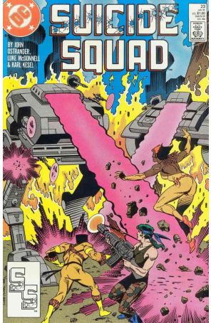 Suicide Squad 23 published by DC with cover art by Luke McDonnell