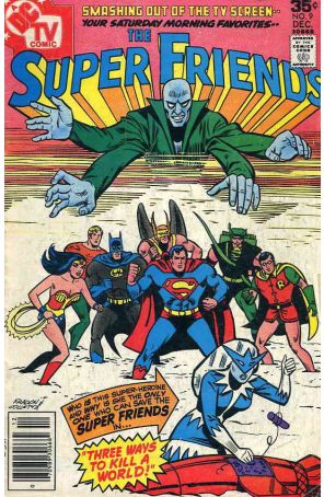 Super Friends 9 published by DC with cover art by Ramona Fradon