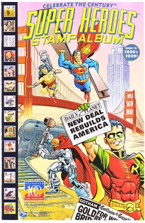 Super Heroes Stamp Album 4 published by DC
