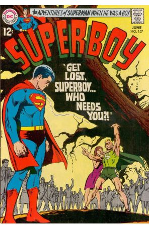 Superboy (1st Series) 157 published by DC with cover art by Neal Adams