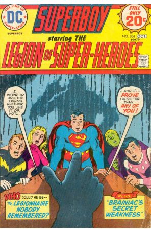 Superboy (1st Series) 204 published by DC with cover art by Nick Cardy