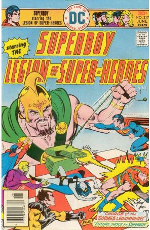 Superboy (1st Series) 217 published by DC with cover art by Mike Grell