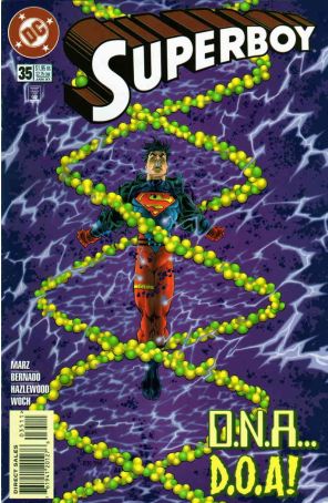 Superboy (3rd Series) 35 published by DC with cover art by Ramon Bernado