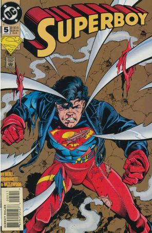 Superboy (3rd Series) 5 published by DC with cover art by Tom Grummett
