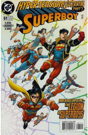 Superboy (3rd Series) 61 published by DC with cover art by Tom Grummett