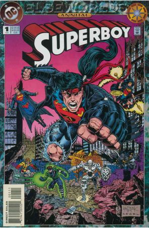 Superboy (3rd Series) Annual 1 published by DC with cover art by Greg Luzniak