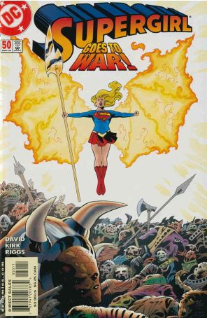 Supergirl (3rd Series) 50 published by DC with cover art by Leonard Kirk