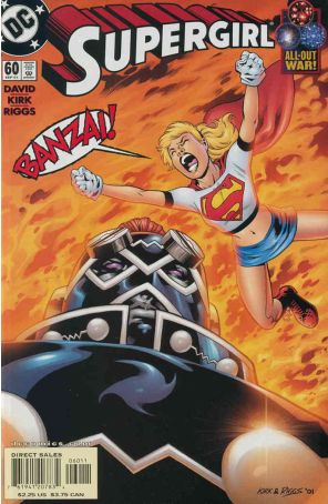 Supergirl (3rd Series) 60 published by DC with cover art by Leonard Kirk