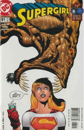 Supergirl (3rd Series) 61 published by DC with cover art by Leonard Kirk