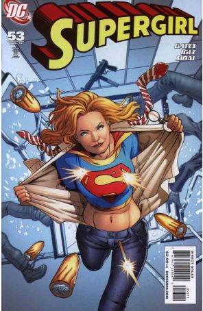 Supergirl (4th Series) 53 published by DC with cover art by Jamal Igle