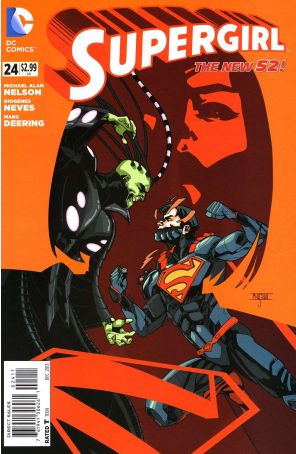 Supergirl (5th Series) 24 published by DC with cover art by Mahmud A. Asrar