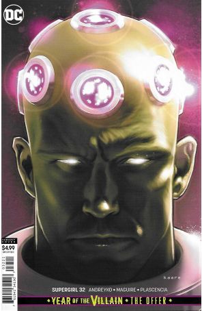 Supergirl (6th Series) 32A published by DC with cover art by Kaare Andrews