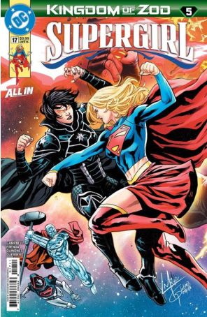 Supergirl (7th Series) 17A published by DC with cover art by Lucas Meyer