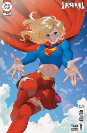 Supergirl (7th Series) 17C published by DC with cover art by Stephanie Hans