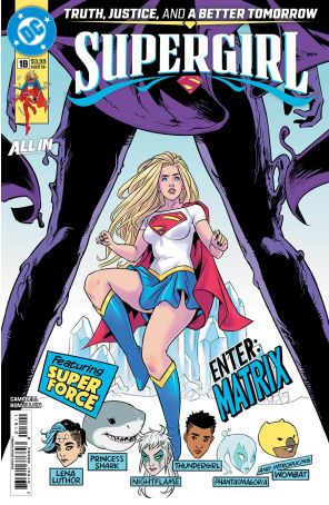 Supergirl (7th Series) 18A published by DC with cover art by Sophie Campbell