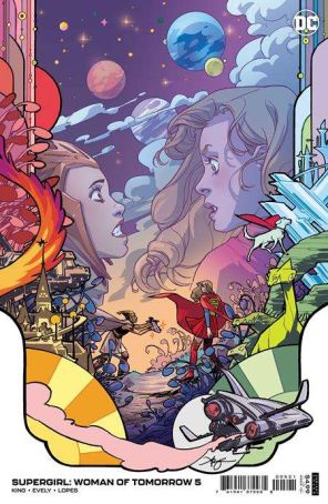 Supergirl: Woman of Tomorrow 5A published by DC with cover art by Amy Reeder