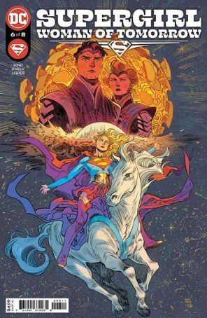 Supergirl: Woman of Tomorrow 6 published by DC with cover art by Bilquis Evely