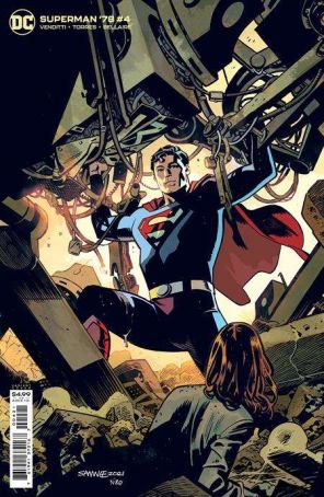 Superman '78 4A published by DC with cover art by Chris Samnee