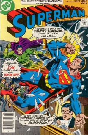 Superman (1st Series) 315 published by DC with cover art by Al Milgrom