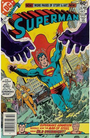 Superman (1st Series) 364 (Newsstand) published by DC with cover art by George Pérez