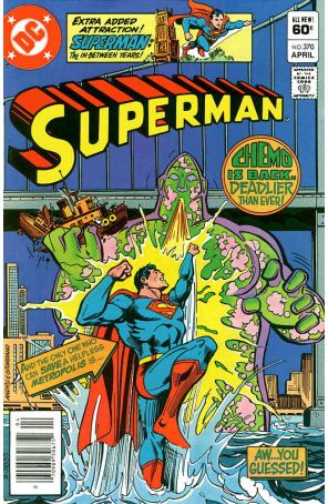 Superman (1st Series) 370 (Newsstand) published by DC with cover art by Ross Andru