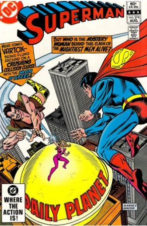 Superman (1st Series) 374 published by DC with cover art by Gil Kane