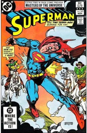 Superman (1st Series) 377 published by DC with cover art by Gil Kane