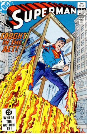 Superman (1st Series) 383 published by DC with cover art by Paris Cullins